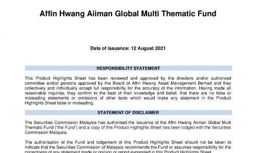 Affin hwang aiiman global multi thematic fund
