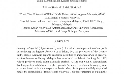 Wealth Protection in the Context of Maqasid Syariah: Malaysiau0027s 