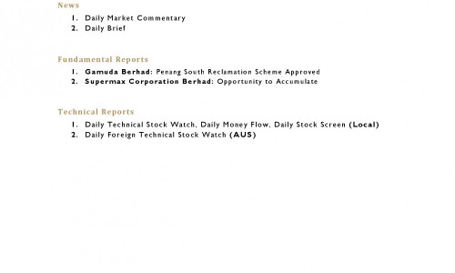 Bursa Malaysia Daily Market Report 19 April Islamicmarkets Com