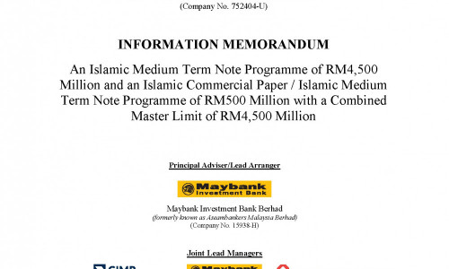 Sime Darby Berhad Sukuk Imtn Rm4 5 Billion And Icp Imtn Rm500 Million Information Memorandum Islamicmarkets Com