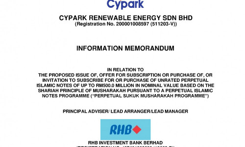 Cypark share price